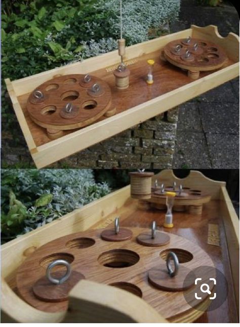 Giant Yard Games, Woodworking Items That Sell, Diy Yard Games, Wooden Board Games, Pub Games, Wood Projects Bedroom, Making Wooden Toys, Wooden Toys Plans, Puzzle Crafts