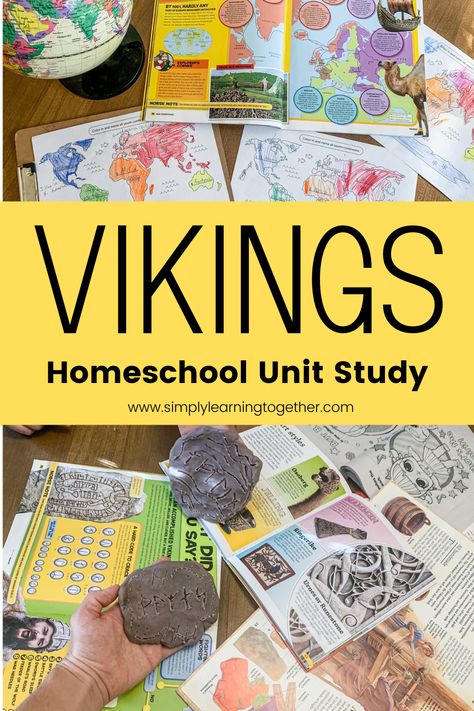 Leif The Lucky Activities, Viking Homeschool Unit, Viking School Project, Vikings Unit Study, Scotland Unit Study, Norway Unit Study, History Unit Studies, Elementary Unit Study Ideas, Viking Unit Study