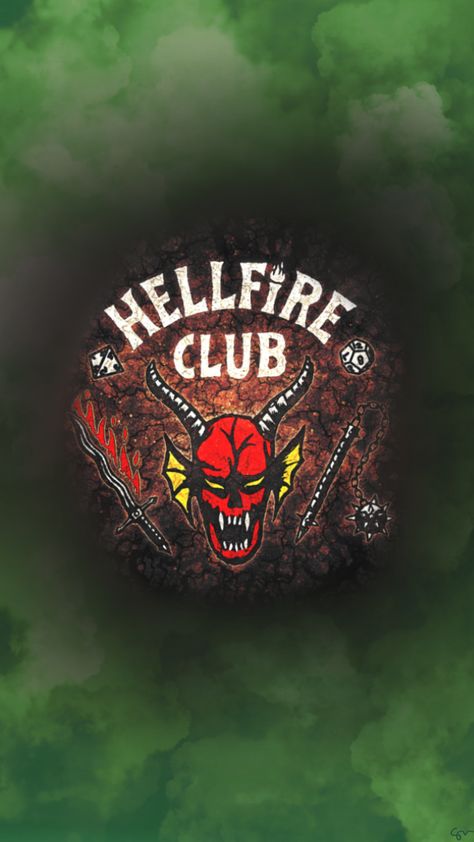 Hellfire Club logo from Stranger Things Season 4 with green background Stranger Things Green Wallpaper, Hellfire Club Wallpaper, Hair Styles Undercut, Undershave Haircut, Undershave Hairstyles, Iphone Wallpaper Stranger Things, Girl Undercut, Club Wallpaper, Stranger Things Season 4