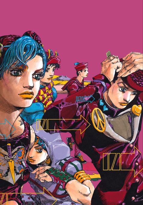 Jojo Magazine, Magazine Background, Jojo's Adventure, Jojo's Bizarre Adventure Anime, Jojo Anime, Manga Covers, Jojo Bizzare Adventure, Background Wallpaper, Jojo Bizarre