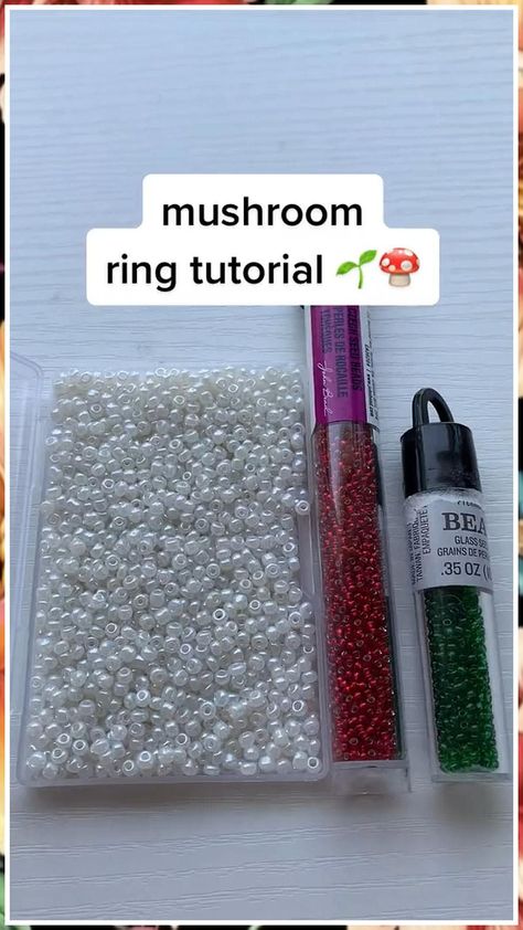 Christmas Jewelry Diy - Get It Immediately! For more details, click to visit Amazon.com. Simple Beaded Bracelets Tutorial, Stuff To Do With Beads, Stuff To Make With Beads, Homade Jewelry, Bead Rings Tutorial, Seed Bead Jewelry Diy, Beeds Jewelery, Diy Beaded Rings Tutorials, Beaded Rings Tutorials