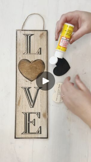 1.2M views · 32K reactions | 🫶🏼Making Over a LOVE Sign from Dollar Tree | 🥰So simple, but such dramatic results on this Dollar Tree LOVE Sign Makeover 

#dollartreecrafts #valentinescrafts | By Hammons NestFacebook Dollar Tree Foam Heart Crafts, Dollar Tree Valentines 2024, Valentine’s Day Dollar Tree, Dollar Tree Love Sign Diy, Hammons Nest, Valentine’s Day Wreath Dollar Tree, Children Ministry, Facebook Recipes, Mini Business