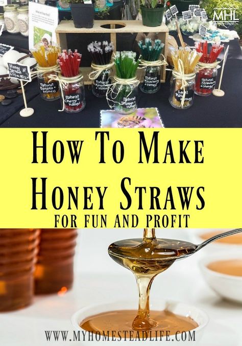 Things To Do With Honey, Honey Products Ideas, Horticulture Crafts, Honey Crafts, Herb Combinations, Honey Flavors, Honey Straws, Honey Business, Flavored Honey