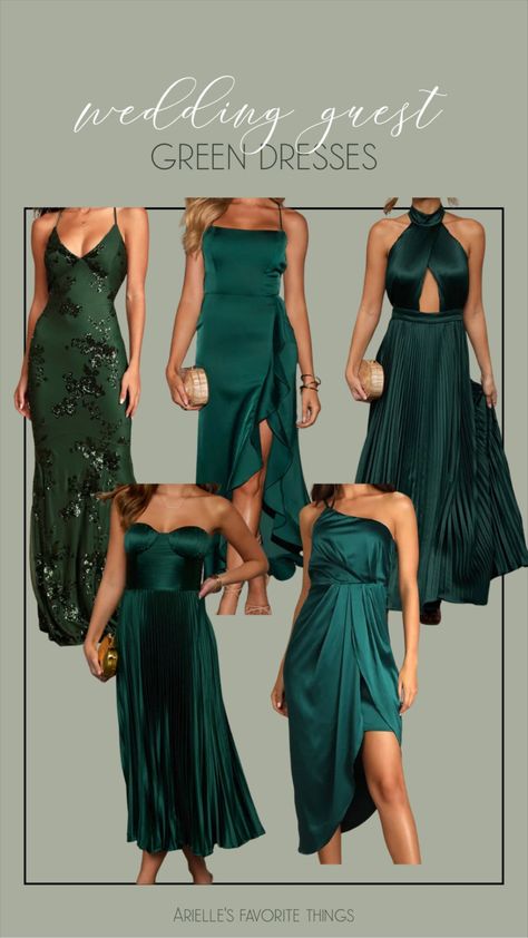 Law of Attraction Emerald … curated on LTK Best Wedding Guest Dresses Emerald, Green Velvet Wedding Guest Dress, Form-fitting Dark Green Dress For Wedding, Bhldn Dark Emerald Bridesmaids, Azazie Emerald Bridesmaid Dresses, Green Fall Weddings, Forest Green Wedding, Fall Wedding Guest, Fall Wedding Guest Dress