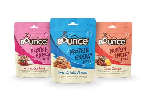 Bounce Protein Energy Bites on Packaging of the World - Creative Package Design… Protein Energy Snacks, Protein Energy Bites, Ingredients Photography, Biscuit Packaging, Snack Brands, Healthy Snack Options, Energy Snacks, Healthy Food List, Snack Packs