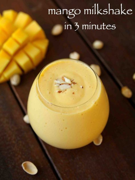 Mango Shake Recipe, Fruit Milkshake Recipe, Mango Milkshake Recipe, Oreo Smoothie, Fruit Milkshake, Mango Shake, Mango Milkshake, Oreo Shake, Milkshake Recipe