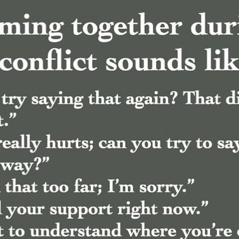 Emily H. Sanders, LMFT on Instagram: "“Conflict is inevitable, but combat is optional.” - Max Lucado

The absence of conflict and arguments isn’t the sign of a healthy relationship- it’s how someone handles themselves and their loved one during and after the conflict. 

The goal is to maintain connection and safety during conflict- admittedly, a very challenging thing to do. It’s easy to maintain connection with emotions are settled, but when things get fiery this is MUCH harder. If connection is reestablished in the middle of the conflict, much of the tension is released. 

——
#couplescounseling #conflictmanagement #relationshiphelp #relationshiphealing #relationshiphelp #secureattachment #relationshipadviceforwomen #relationshipadviceformen #emotionalsupport #marriagecounseling #marriage Emily Sanders, Conflict Management, Max Lucado, Couples Counseling, Say That Again, Relationship Help, Marriage Counseling, Healthy Relationship, Emotional Support