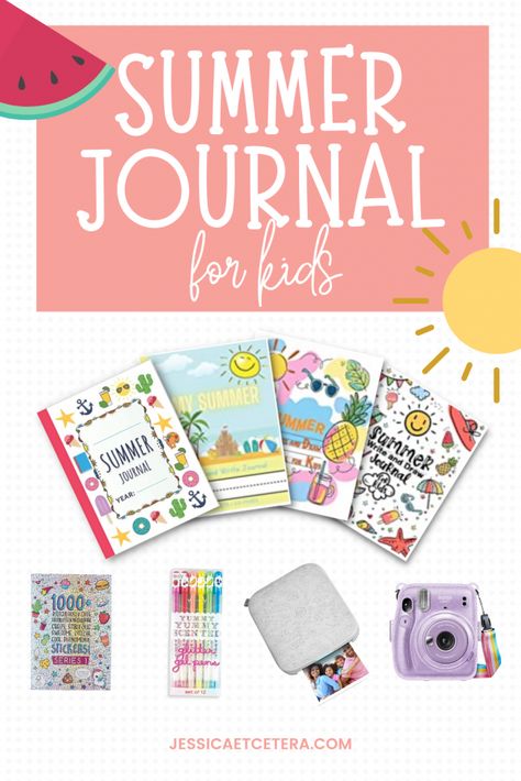 Summer Journal Prompts For Kids, Summer Journal Ideas For Kids, Cherry Burger, Journaling Ideas For Kids, Kids Journal Ideas, Kids Summer Journal, Kids Journal Prompts, Summer Journal Ideas, Journal Ideas For Kids