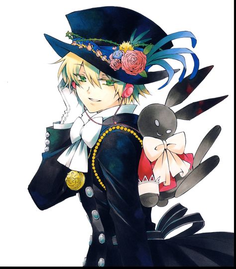 Mochizuki Jun, SQUARE ENIX, Pandora Hearts, Pandora Hearts ~Odds And Ends~, Oz Vessalius, Emily (Pandora Hearts) Pandora Hearts Oz, Oz Vessalius, Pandora Hearts, An Anime, A Woman, Anime, Black