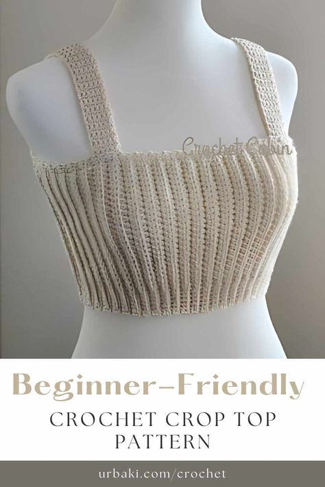 Are you looking for a fun and simple crochet project? This easy crochet crop top is perfect for beginners and can be customized to fit any size. In this article, we'll share a fantastic video tutorial by Crochet Cabin that will guide you through the process step-by-step. This project is not only enjoyable but also practical, as it allows you to create a stylish and comfortable top that’s perfect for any occasion. Plus, it’s a great way to practice your crochet skills and make something... Easy Top Crochet Pattern, How To Crochet Tank Top, Crochet Patterns Tank Top, Crochet Shirts Patterns, Easy Tops To Crochet, Crochet Flowy Top Pattern Free, Crochet Top Easy Simple, Crochet Top Easy Free Pattern, Easy Crochet Tops Free Patterns Summer