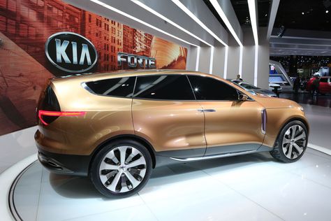 Kia Cross GT Concept at Chicago Auto Show Car Body Design, Chicago Auto Show, Body Design, Car Body, Car Door, Suv Car, Suv, Chicago, Design