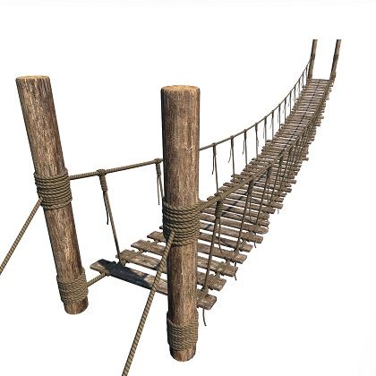 Outdoor Bridges, Bridge Drawing, Lowpoly 3d, Doll Backgrounds, Rope Bridge, Medieval Houses, Graphic Design Tutorials, Pics Art, Digital Graphics