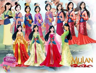 Mulan Evolution autorstwa fenixfairy Princess Pregnant, Princess Background, Mulan Dress, Mulan 1998, Disney Childhood, Disney Princess Barbies, Walt Disney Princesses, Disney Princess Cartoons, Disney Mulan