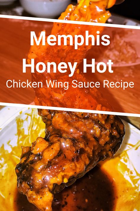 How To Make Honey Hot Wing Sauce, Hot Honey Mustard Wing Sauce, Honey Hot Wing Sauce, Hot Chicken Wings Recipe, Hot Wing Sauce Recipe, Honey Wings Recipe, Honey Mustard Chicken Wings, Hot Sauce Chicken, Chicken Wing Sauce Recipes