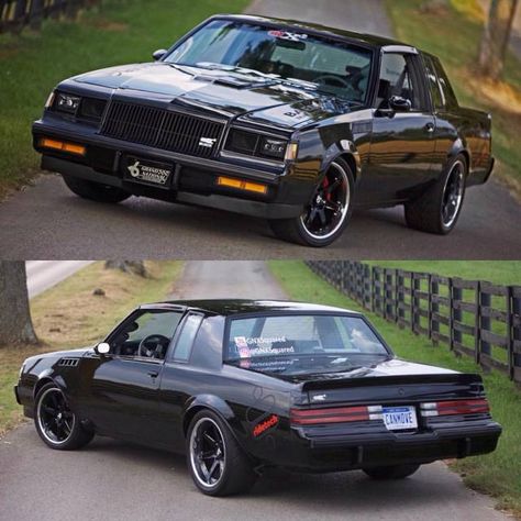 Buicks are for old people, right? Well...maybe not! @gnxsquared’s awesome @gnsperformance ’87 Buick Grand National is powered by a 400+HP Buick LC2 making 20psi of boost. And yes, it is very quick in... Buick Grand National Gnx, 1987 Buick Grand National, Donk Cars, Buick Grand National, Buick Cars, Chevy Muscle Cars, Custom Muscle Cars, Old School Cars, Pt Cruiser