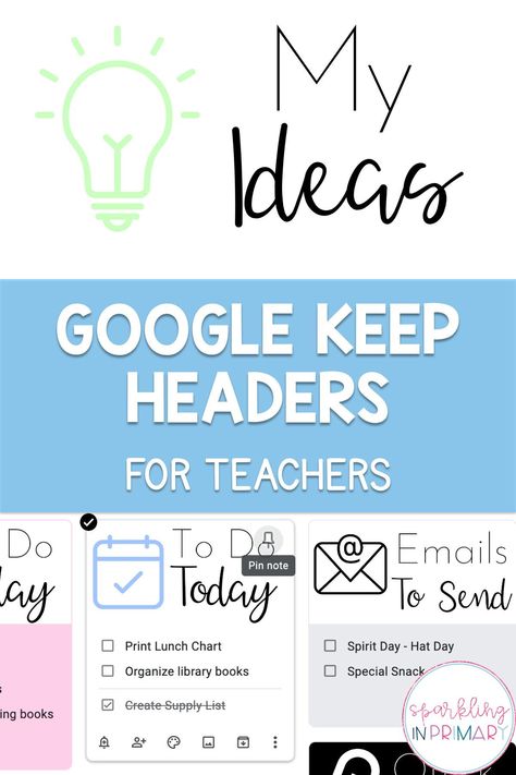 Google Keep for teachers is an amazing way to streamline planning and eliminate paper clutter. I include free google keep headers to try out! Google Keep Headers Free, Google Keep Headers, Organized School, Technology Activities, Teacher Toolbox Labels, Organize Your Day, Google Keep, My Notes, Paper Clutter