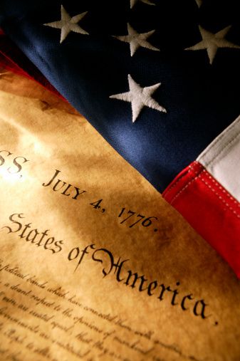 Declaration and Flag Patriotic Photos, Patriotic Pictures, The Declaration Of Independence, Happy Birthday America, I Love America, Cards Art, Let Freedom Ring, Sweet Summertime, The United States Of America