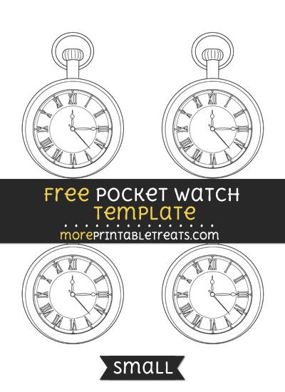 Free Pocket Watch Template - Small Pocket Watch Printable Free, Watch Template, Alice In Wonderland Watch, Alice In Wonderland Clocks, Alice In Wonderland Crafts, Old Disney Movies, Clock Gears, Watch Diy, Small Clock