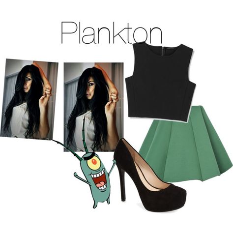 Plankton by asauceda-1 on Polyvore featuring polyvore fashion style Theory Structured Green Jessica Simpson Style Theory, Spongebob Squarepants, Jessica Simpson, Polyvore Fashion, Streetwear Brands, Men And Women, Gucci, Independent Design, Luxury Fashion