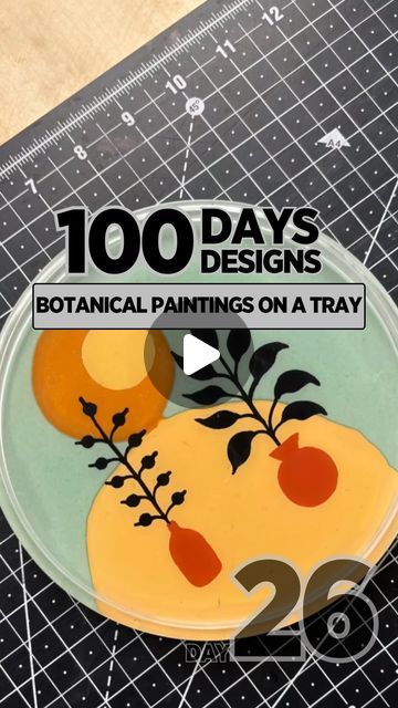 BohriAli | Haksons on Instagram: "Day 26/100 - by @painting.palette   Today’s design is ‘BOTANICAL PAINTINGS ON A TRAY’  Materials used:  	1.	8 inch round silicone mould 	2.	Ultra clear resin 	3.	Acrylic paint 	4.	Jesmonite AC100   5.  Jesmonite Pigments  Curious about how we made this, the techniques we used, and tips to nail it? Check out the detailed write-up in the link in our bio. Don’t miss out!  We’re on a #100Days100Designs adventure, recreating trendy resin and Jesmonite artworks with our own unique twists. Join us!  #BotanicalResinArt #JesmoniteArt #PlantDesign #ArtisticCreations #CreativeJourney #100Days100Designs #HandmadeArt #CraftingWithResin #BohrialiDesigns #DIYCrafts #BotanicalArt" Painting Palette, Nail It, Tray Design, Botanical Painting, Clear Resin, Plant Design, Botanical Art, Handmade Art, Resin Art