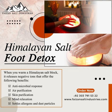 Discover the natural way to rejuvenate your body with Himalayan salt! Our premium Himalayan salt offers a holistic approach to detoxification, helping to balance your body’s pH and support overall wellness. Benefits of Himalayan Salt Detox: Purifies and Balances: Helps flush out toxins and supports healthy electrolyte levels. Promotes Relaxation: Ideal for soothing baths that ease stress and muscle tension. Enhances Hydration: Aids in maintaining optimal hydration and skin health. Elevat... Himalayan Salt Block, Himalayan Salt Benefits, Salt Detox, Flush Out Toxins, Salt Block, Mind Relaxation, Himalayan Salt, Muscle Tension, Holistic Approach