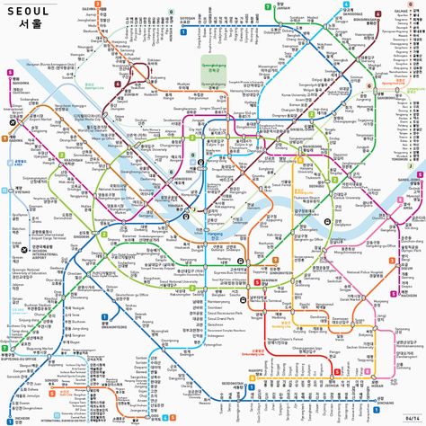 Seoul Metro Map, Seoul Subway Map, Day One App, Seoul Map, Transport Map, Singapore Map, Train Map, Transit Map, Metro Subway