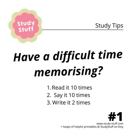 Say It Write It Make It, Read 10 Times Write 2 Times, Read It 10 Times Say It 10 Times, Disgustingly Educated, English Facts, Retrieval Practice, Memorization Techniques, Active Learning Strategies, Effective Studying