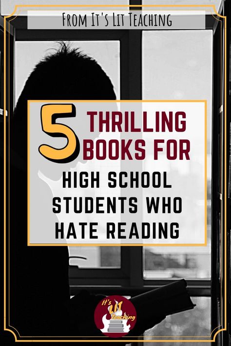 High School English Books Reading Lists, Reading For High School Students, High School Reading Intervention, High School Library Ideas, Thrilling Books, Intensive Reading, Hs Classroom, High School Reading List, Reading School