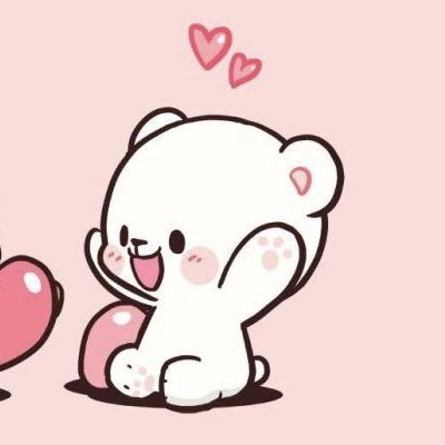 Milk And Mocha, Matching Pfp, Matching Icons, Mocha, Bears, Milk, Pink