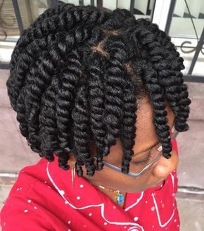 Short Twists Protective Hairstyle Short Hair Twist Styles, Hairstyles For Natural Hair, Flat Twist Hairstyles, Short Twists, Shaved Hair Designs, Short Box Braids Hairstyles, Protective Hairstyles For Natural Hair, Protective Hairstyle, Natural Hair Twists