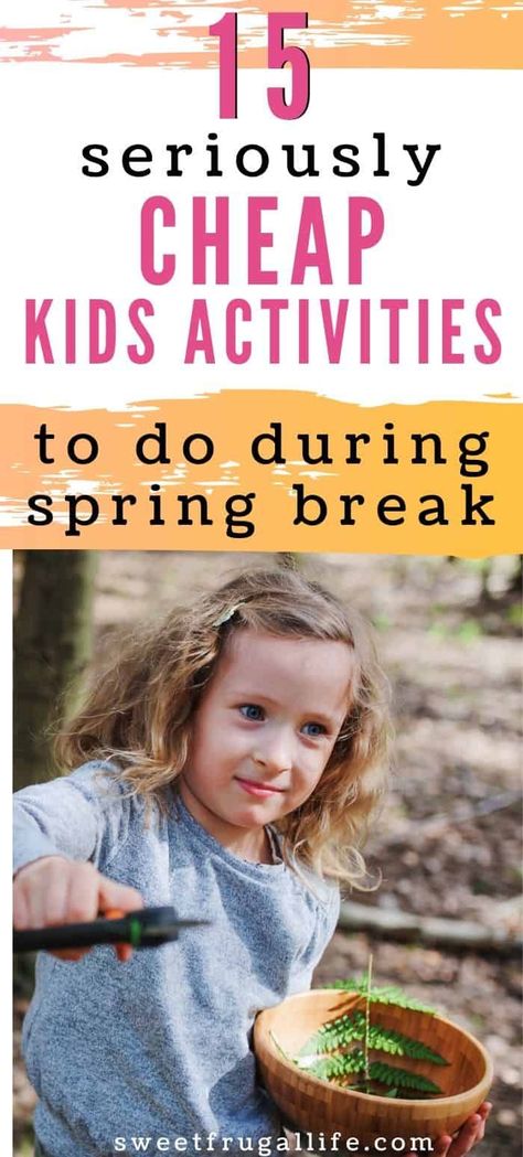 Cheap Spring Break Ideas, Spring Break Activities For Kids, Spring Break Kids Activities, Free Kids Activities, Spring Break Activities, Spring Activities For Kids, Spring Break Kids, March Break, Staycation Ideas