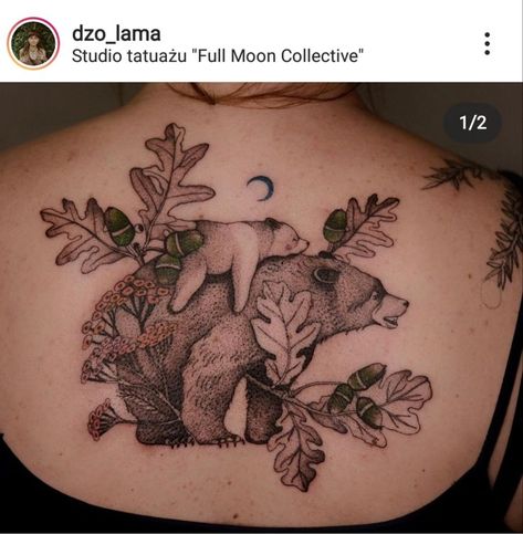 Dzo Lama, Motherhood Tattoo, Nature Tattoo Ideas, Motherhood Tattoos, Browning Tattoo, Cool Nature, Garden Tattoos, Daughter Tattoo, Nature Tattoo