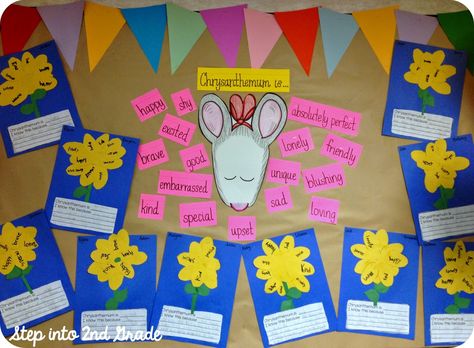 Chrysanthemum character traits Chrysanthemum Activities First Grade, Kevin Henkes Author Study, Chrysanthemum Book, Chrysanthemum Activities, Reading Methods, Kevin Henkes Books, Character Exploration, Amy Lemons, Kevin Henkes