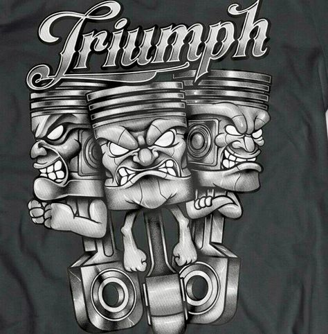 Triumph Tattoo, Triumph Logo, Piston Tattoo, Triumph Trident 660, Triumph Triple, Triumph Motorcycle, Laser Ideas, Viking Tattoos, Triumph Motorcycles