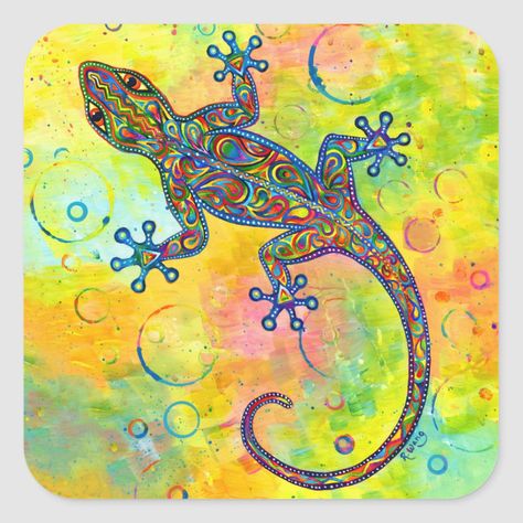 Paint Splatters, Art Products, Grand Art, Dot Art, Gecko, Pastel Rainbow, Custom Holiday Card, Rainbow Colors, Abstract Design