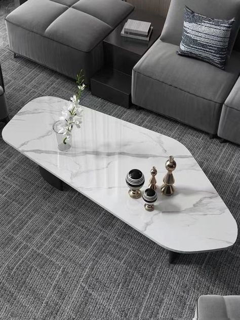 Marble Items, Metal Base Coffee Table, Centre Table Design, Slate Coffee Table, Sofa Table Design, Coffee Table With Wheels, Center Table Living Room, Traditional Coffee Table, Pandora Gold