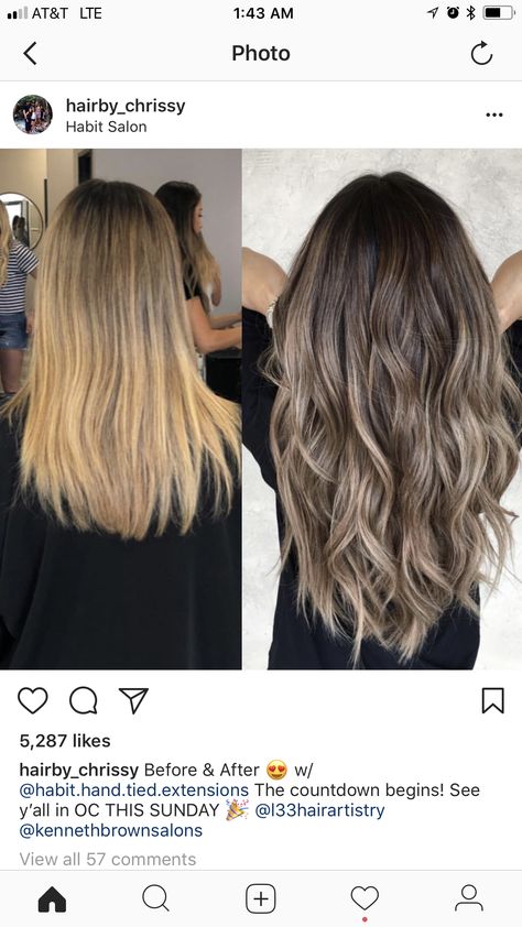 Reverse Balayage Before And After, Balayage Before And After, Blonde Back, Reverse Balayage, Going Blonde, Formal Hairstyles, How To Make Hair, New Hair, Hair Inspo