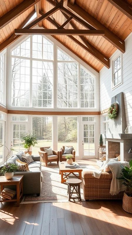 3 Inspiring Farmhouse Interior Design Ideas for Your House Plans Farm Houseplans Interior Design, Farm Houseplans Interior, Farm Houseplans, Farmhouse Interior Design Ideas, Farmhouse Layout, Rustic Wooden Coffee Table, Farmhouse Interior Design, Unique Farmhouse, Timeless Decor