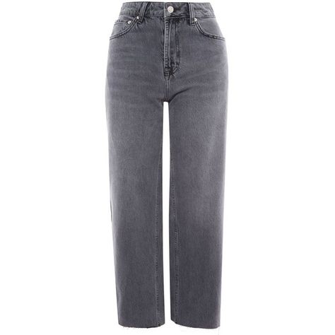 Topshop Moto Grey Cropped Wide Leg Jeans ($54) ❤ liked on Polyvore featuring jeans, grey, high waisted wide leg jeans, high waisted cropped jeans, highwaist jeans, wide leg cropped jeans and cropped jeans Jeans Highwaist, High Waisted Wide Leg Jeans, Highwaist Jeans, High Waisted Cropped Jeans, Jeans Models, High Rise Wide Leg Jeans, Cropped Wide Leg Jeans, Gray Jeans, Jeans Cropped