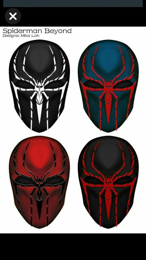 Spider Man Mask Design, Spiderman Mask Design, Spider Mask Design, Spiderman Eyes Template, Spiderman Beyond, Spiderman Eyes, Spiderman Mask, The Amazing Spiderman, Miles Spiderman