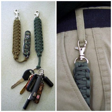 DIY Men Gift Ideas {Just for HIM}...Men keychain    Make a braided lanyard keychain with cord. Something that is for sure handy. Diy Gifts For Christmas, Fathers Gifts, Homemade Valentines Gift, Diy Father's Day, Homemade Fathers Day Gifts, Diy Gifts For Men, Boyfriend Crafts, Mens Keychains, Diy Wallet