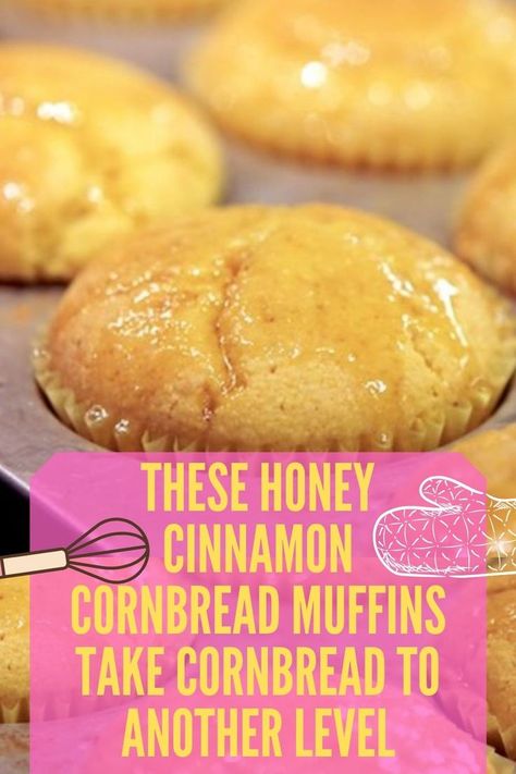 Cornbread Muffins Recipe, How To Make Cornbread, Honey Cornbread, Honey Cinnamon, Cornbread Muffins, Sweet Cornbread, Brown Spots Removal, Corn Bread Recipe, 140 Pounds