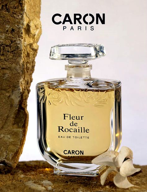 Fleur de Rocaille by Caron, introduced in 1933. Perfume Wardrobe, Black Narcissus, Perfume Adverts, Perfume Bottle Art, Perfume Ad, Grunge Outfit, Perfume Collection Fragrance, Fragrance Bottle, Beautiful Perfume Bottle