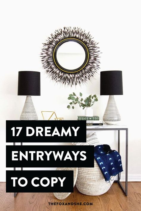 Small Entryways Apartment, Front Entrance Decor Entryway, Entrance Table Decor Entry Ways, Front Entry Table Decor, Apartment Entrance Ideas Entryway, Front Entryway Ideas Interior, Foyer Ideas Entryway Modern, Home Entrance Ideas, Small Foyer Ideas Entryway