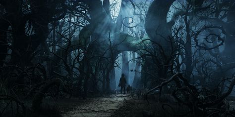 Oz Advice: Never travel to the Dark Forest without a friend. Classe Harry Potter, Oz The Great And Powerful, Alice In Wonderland Aesthetic, Land Of Oz, Book Trailer, Computer Wallpaper, Dark Forest, Wizard Of Oz, Tim Burton