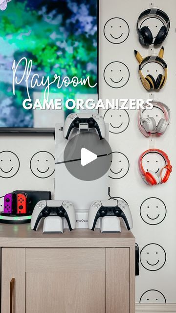 Katie Maynard on Instagram: "Comment GAMES and I’ll send you the links! 

Every time we refresh a room I try to have organization solutions in place that the kids can maintain. Who knew organizing video games would be so fun?! 🤣 The travel case comes with so many extras for the switch too. We are loving this playroom update. 

Here’s the link to shop our playroom 
https://amzlink.to/az0HYxXfIWsLi

#amazonfinds #amazonmom #gameorganization #organization #ps5 #organize #organizewithme #playroomorganization #homeorganization #nintendo #amazonorganization #amazonmusthaves #amazonfinds2024 #amazonhome #nintendoswitch #amazonfavorites #amazonfavorite #founditonamazon #kidsorganization" Organizing Video Games, Playroom Update, Nintendo Room, Game Organization, Playroom Organization, The Switch, Organization Solutions, Amazon Home, Travel Case