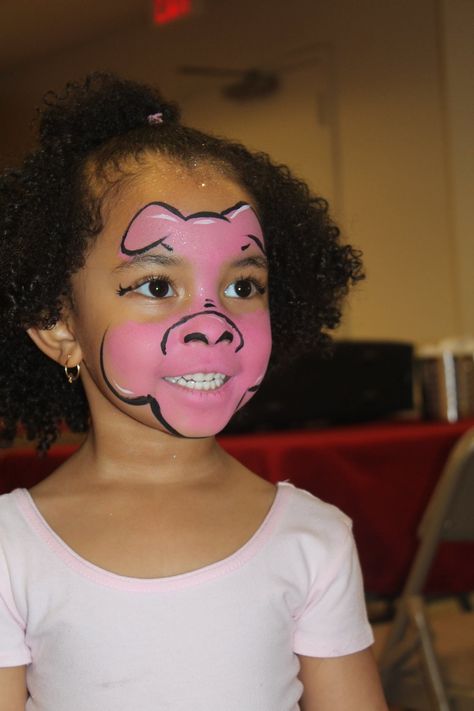 Pig piggy face painting Pig Nose Face Paint, Pig Face Paint Easy, Pig Makeup Cute, Peppa Pig Face Paint, Farm Animal Face Paint, Pig Makeup Halloween, Pig Face Paint, Pig Fancy Dress, Pig Makeup