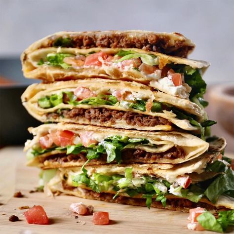 Try this Impossible™ TikTok Tortilla Wrap Recipe Pesto Flatbread Recipes, Tiktok Tortilla Wrap, Impossible Meat, Vegan Patties, Tortilla Wrap, Impossible Burger, Food Inc, Tortilla Wraps, Vegan Kitchen