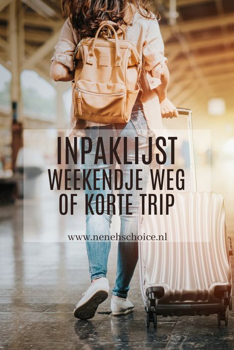 Weekendje weg of korte trip? Dit pak ik in! City Trip Outfit, Trip Outfits, Vacation Packing, Weekend Trip, Pack Your Bags, City Trip, Travel Light, Weekend Trips, Travel And Leisure