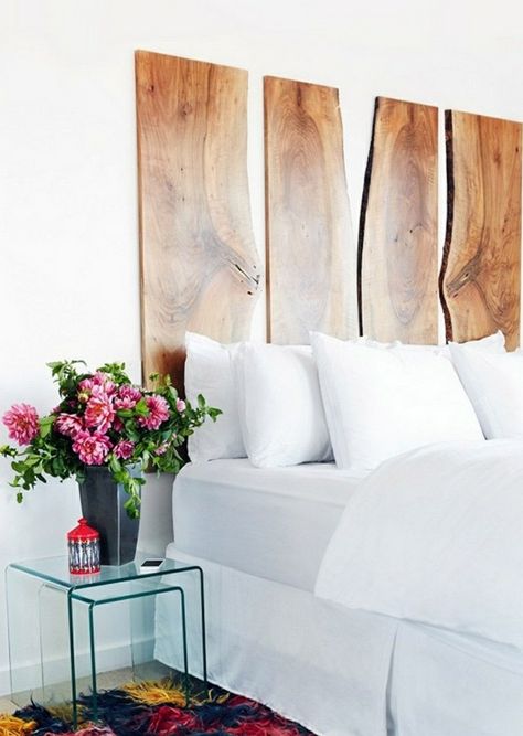 11 Unusual Headboard Ideas To Make You Go Wow • One Brick At A Time Creative Headboard, Diy Bed Headboard, Bed Headboard Design, Headboard Ideas, Headboard Decor, Luxurious Bedroom, Headboard Designs, Bedroom Headboard, Diy Bed